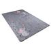 Gray 217 x 63 x 0.4 in Area Rug - Zoomie Kids Derwent Area Rug w/ Non-Slip Backing Polyester/Cotton | 217 H x 63 W x 0.4 D in | Wayfair