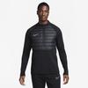 Academy Winter Warrior Therma-fit 1/2-zip Football Top 50% Recycled Polyester - Blue - Nike Sweats