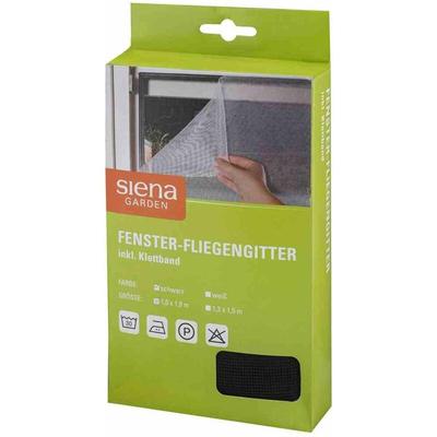 Siena Garden - Fenster-Fliegengitter 1,0 x 1,0 m, schwarz Image