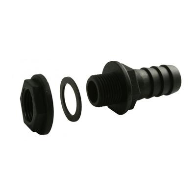 Regentonnenanschluss 25,4 mm 25,4 mm (1), für Schlauch 1, schwarz Rinnenzubehör - Marley Image