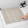 Shower Mats with Drain Hole - Non-Slip Bathtub Mat, Anti-Mildew, Quick-Drying, Comfortable and Safe for Kids and Elderly