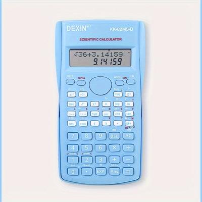 1pc Dexin Kk-82ms-d (battery Model) Full Color Multi-function Calculator, Special For Exams, Scientific Computer, Function Calculator, 4 Colors Available, 240 Functions, Large Screen,