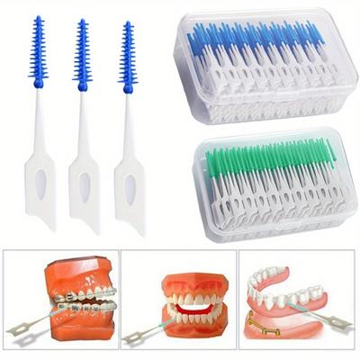200pcs Interdental Brush Cleaners, Oral Health Int...