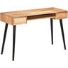 Table à écrire Bois d'acacia massif 118 x 45 x 76 cm Vidaxl Brun