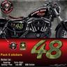 Stickers DD12 Harley Davidson Sportster 48 us army - Run-R