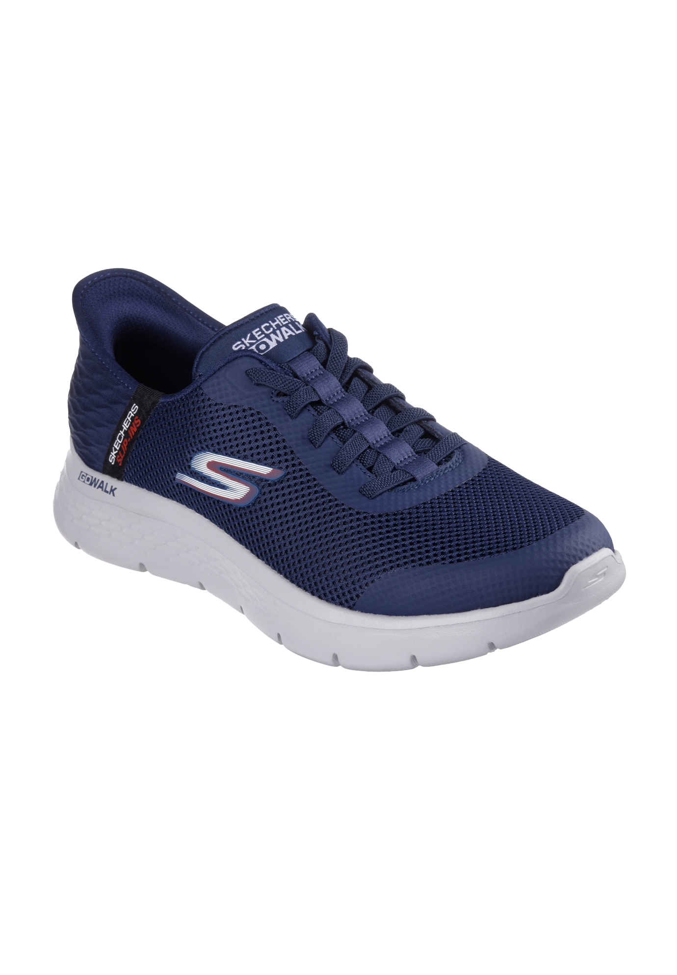 Men's Skechers GO WALK Bungee Flex Slip-ins by Skechers in Navy (Size 15 M)