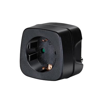 Brennenstuhl 1508460 - Universal - indoor - 250 V - Schwarz - AC1-to-AC2 - 16 A Image