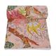 YUVANCRAFTS Indian Block Print Kantha Quilt Queen Size Throw Bedspread Blanket Cotton Bed Cover Vintage Boho Quilt (Twin 90 X 60 Inch, Beige)