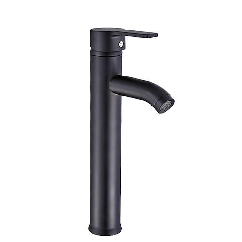 Waschbecken Wasserhahn - klassischer antiker Messing-Centerset Einhand-Einloch-Badarmaturen Image