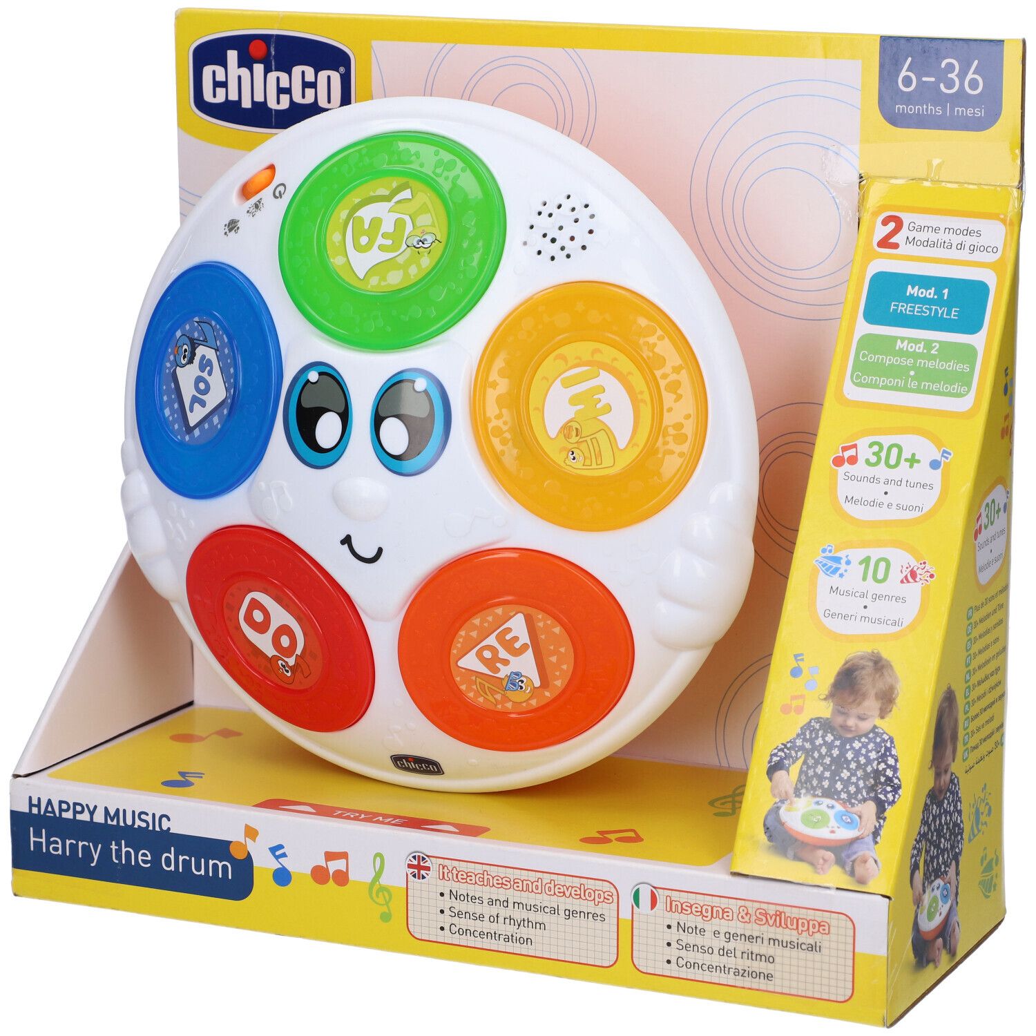 Chicco Donatello Il Tamburello 1 St