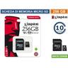 SCHEDA DI MEMORIA KINGSTON MEMORY CARD MICRO SD UHS-I CLASSE 10 80MB/s 256GB