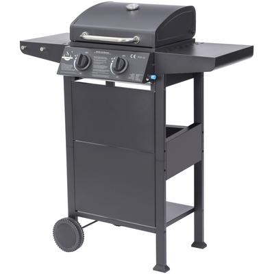 Gasgrill EL FUEGO "San Jose 2 Brenner", schwarz, B:94cm H:101,5cm T:51cm, Grills, mit gusseisernem Grillrost Image