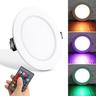 smart rgb plafoniera da incasso faretto da incasso 5w / 10w 85v-265v led colorato telecomando luce da incasso illuminazione