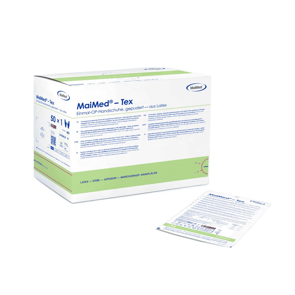 MaiMed-Tex, leicht gepudert,steril, Größe 8,5 Image