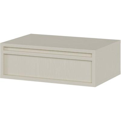 Evo - Nachttisch hängend mit Schublade, Hellbeige, 50 cm - Selsey Image