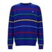 Striped Polo Shirt Sweatshirt