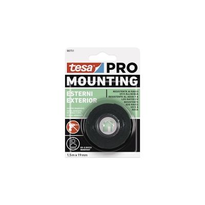 Doppelseitiges Klebeband Montage Pro Exterior 1.5M X 19Mm TESA Image