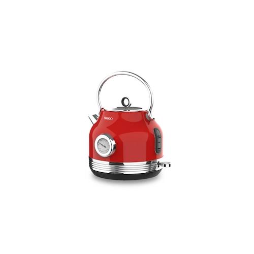 SOGO Wasserkocher Wasser 1,8L Retro Rot-2200W