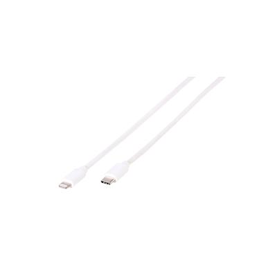 Vivanco USB-Kabel USBC-Stecker auf Lightning-Stecker, 1,20 Meter, weiß