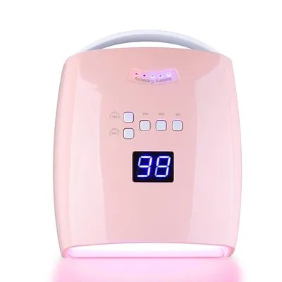 66W Rechargeable Nail Lamp Professional Gel Polish Dryer Cordless Manicure Machine Wireless Nail UV