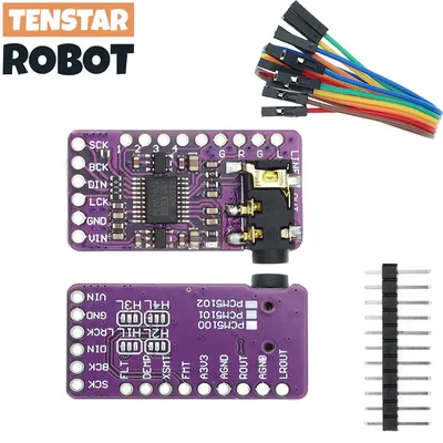 Interface I2S PCM5102A DAC Decoder GY-PCM5102 I2S Player Module For Raspberry Pi pHAT Format Board