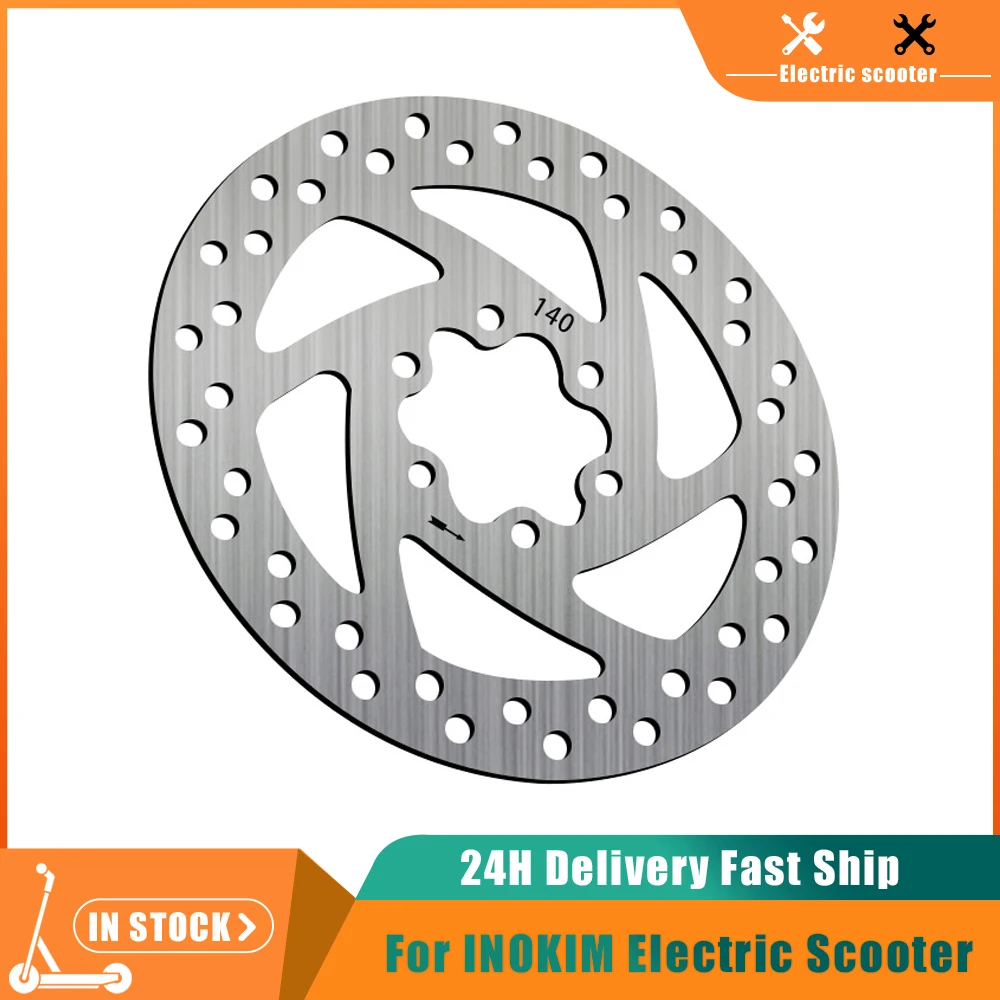 140mm 6 Holes Brake Disc Rotor For INOKIM OX OXO Electric Scooter Brake Disc Wear-resistant E-Scooter Accessories
