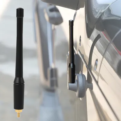 Aluminum 5.9 Inch Short Antenna for Jeep Wrangler JK JL JLU JT Rubicon Sahara Sport 2007-2024 FM/AM