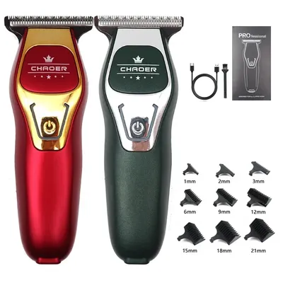 CHAOER A97 Professional Men's Hair Trimmer Machine Mini Cordless Hair Clipper 0 mm Shaved Head USB