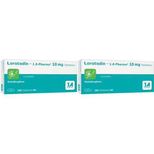 Loratadin 1A Pharma Doppelpack 2x100 St Tabletten