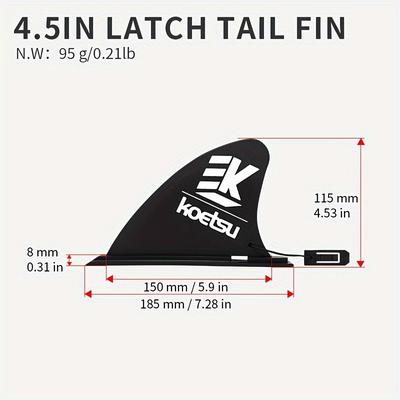 TEMU Koetsu Paddle-in , Surfboard Paddle Board Sup Paddle Board, Removable Racing Fin Water Board