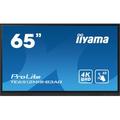 iiyama TE6512MIS-B3AG visualizzatore di messaggi Design chiosco 165.1 cm (65") LCD Wi-Fi 400 cd/m² 4K Ultra HD Nero Touch