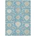 Blue/Green 120 x 96 x 0.19 in Area Rug - Canora Grey Machine Washable Indoor/Outdoor Chantille ACN1026 Teal Rug | 120 H x 96 W x 0.19 D in | Wayfair