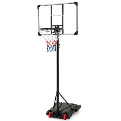 Costway 5.8-6.8 FT Basketball Hoop Height Adjustab...