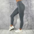 Per donna Collant Ghette Grigio scuro Blu marino Nero Vita normale Essenziale Sportivo Yoga Fitness Palestra Media elasticità Alla caviglia Fasciante in vita Tinta unita XS S M L XL / Plus Size