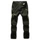 Men's Cargo Pants Hiking Pants Trousers Tactical Pants Military Outdoor Regular Fit Waterproof Breathable Quick Dry Pants / Trousers Detachable Design Black Army Green Hunting Climbing Camping