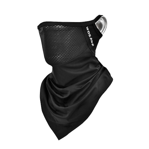 WOSAWE Halsmanschette Halsrohr Bandana Sportschal Gesichtsmaske Anti-Insekten Staubdicht Leichtgewichtig Weich Komfortabel Fahhrad / Radsport Schwarz Weiß Blau für Herren Damen Erwachsene Reisen Image
