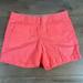 J. Crew Shorts | J. Crew Chino Shorts Womens 2 Pink Broken-In 100% Cotton Pockets Mid-Rise 4" | Color: Pink | Size: 2