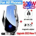 Supporto magnetico per telefono cellulare per auto, caricabatterie wireless, supporto per telefono cellulare nel supporto GPS per auto 360 ° Supporto Girevole Per iPhone 14 Xiaomi
