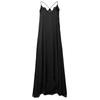 Maxikleid NASSAU BEACH "NB231048", Damen, Gr. 48 (S), US-Größen, schwarz, 100% Viskose, Kleider