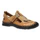 LDadgf Men's Summer Wading Shoes, Beach Shoes, Mesh Breathable Summer Casual Shoes, Simple Sandals, La Trainer Shoes, Men 43, khaki, 9.5 UK