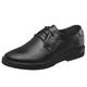 ZHENSI Men's Chef Shoes Oxford Safety Work Shoes Anti-Slip Waterproof Leather Lightweight Lace-Up Shoes,Black,7 UK