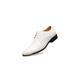 ZXSXDSAX Oxford Shoes Men Patent Leather Men's Dress Shoes Men's Business Shoes Men's Wedding Shoes Men's Shoes(Color:White,Size:8.5 UK)