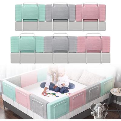 Bettgitter 50 cm Baby Bett Rausfallschutz 5-Stufen höhenverstellbar Kinder Bettschutzgitter mit Image