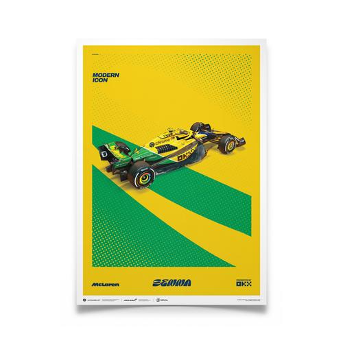 McLaren Senna – Monaco GP – Poster 2024