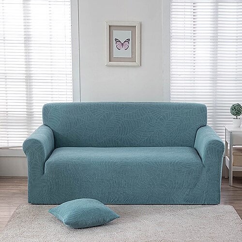 wasserabweisender Waffel-Sofabezug 1/2/3/4-Sitzer-Sofabezug für Wohnzimmer elastischer L-förmiger Ecksofabezug Couchbezug Image