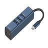 espansore USB 4-in-1 3.0hub splitter tipo-c scheda di rete da 100 megabit notebook un trascinatore quattro espansore