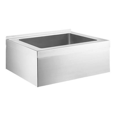 Steelton 16" x 20" x 6" 16 Gauge 304 Stainless Steel One Compartment Floor Mop Sink