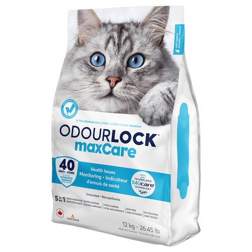 2x12kg MaxCare ODOURLOCK Intersand Cat Litter