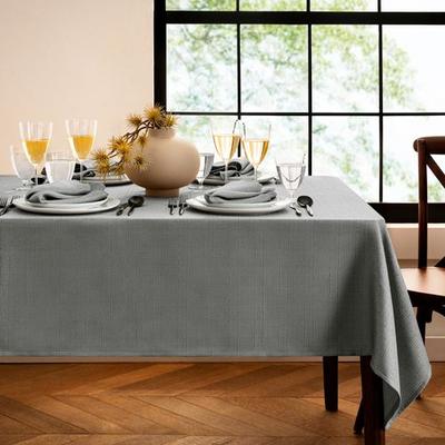 Marlie Rectangle Tablecloth, 60 x 102, Gray