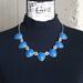 J. Crew Jewelry | J. Crew Blue & Gold Statement Necklace | Color: Blue/Gold | Size: Os